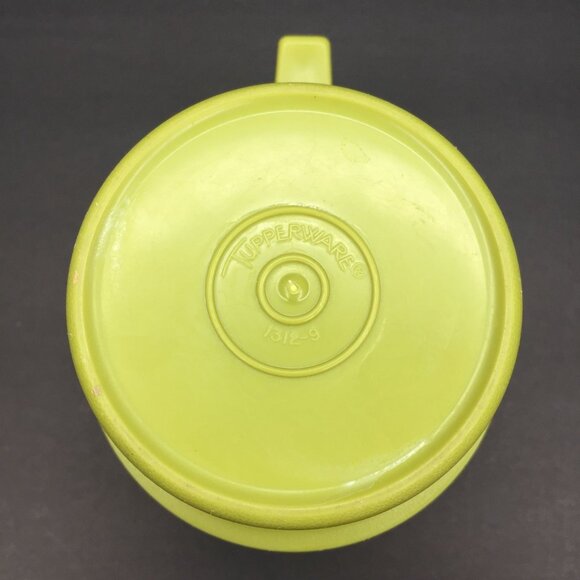 Vintage Set 4 1970s Tupperware Stacking Camp Mugs Cups 1312 Orange Yellow Green - Picture 10 of 15